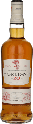 44,95 € 送料無料 | ウイスキーシングルモルト Greign Single Grain イギリス 20 年 ボトル 70 cl