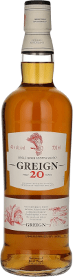 46,95 € Envio grátis | Whisky Single Malt Greign Single Grain Reino Unido 20 Anos Garrafa 70 cl