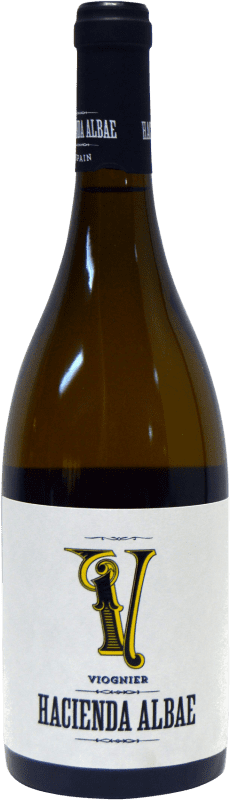 7,95 € Envío gratis | Vino blanco Hacienda Albae D.O. La Mancha Castilla la Mancha España Viognier Botella 75 cl