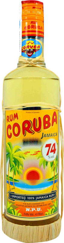 21,95 € Free Shipping | Rum The Rum Company Coruba 74% Overproof Jamaica Bottle 70 cl