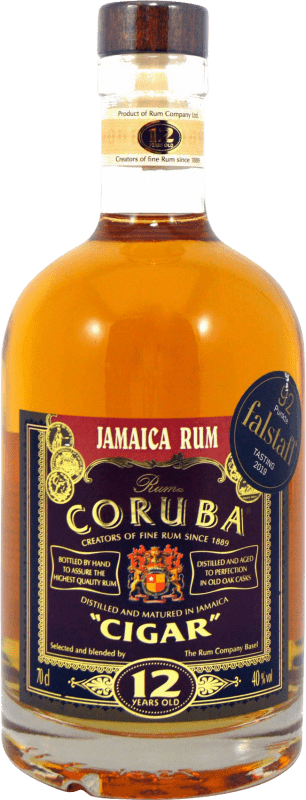 58,95 € Бесплатная доставка | Ром The Rum Company Coruba Cigar Ямайка 12 Лет бутылка 70 cl