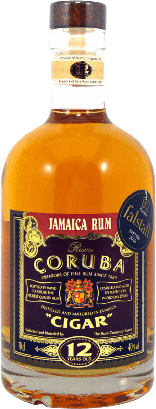 61,95 € Free Shipping | Rum The Rum Company Coruba Cigar Jamaica 12 Years Bottle 70 cl