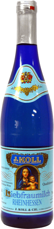 7,95 € Бесплатная доставка | Белое вино J. Koll & CIE Liebfraumilch Q.b.A. Rheinhessen Германия 75 cl