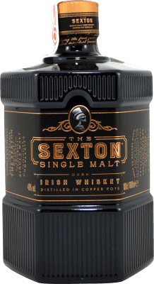 56,95 € Envio grátis | Whisky Single Malt JC Master The Sexton Irish Irlanda Garrafa 1 L