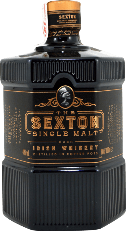 53,95 € Free Shipping | Whisky Single Malt JC Master The Sexton Irish Ireland Bottle 1 L