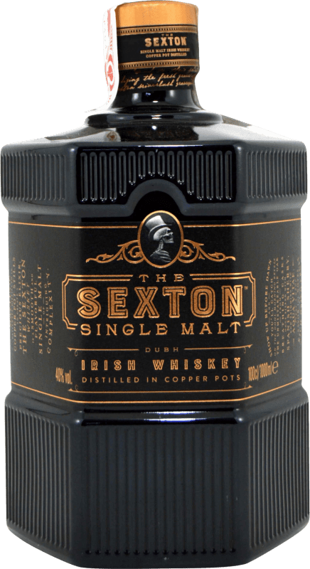 56,95 € Envio grátis | Whisky Single Malt JC Master The Sexton Irish Irlanda Garrafa 1 L
