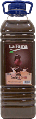 22,95 € 送料無料 | クリームリキュール La Fama スペイン ポリタンク 3 L Cereza — さくらんぼ, Chocolat — チョコレート
