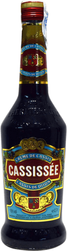 10,95 € Envío gratis | Licores L'Heririer-Guyot Cassis de Dijon Francia Botella 70 cl