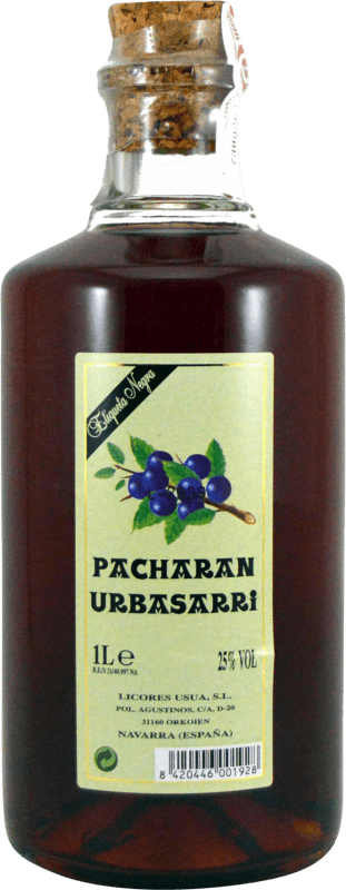 11,95 € Envio grátis | Pacharán Usua Urbasarri Navarra Espanha 1 L