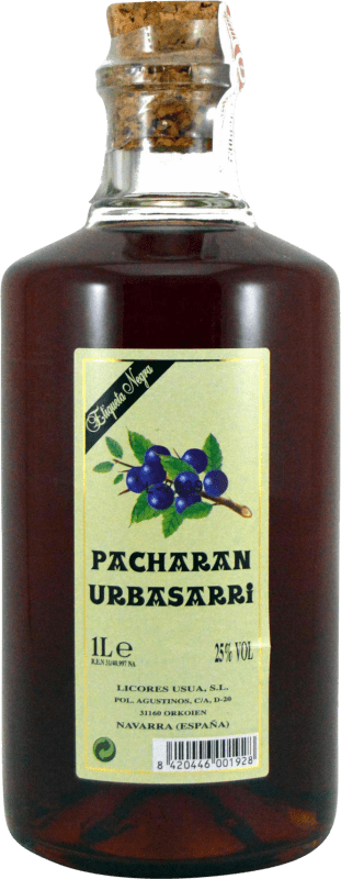 16,95 € Envoi gratuit | Pacharan Usua Urbasarri Navarre Espagne Bouteille 1 L