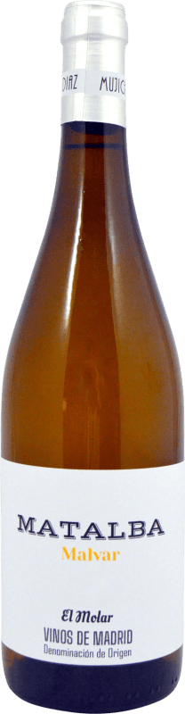 11,95 € Free Shipping | White Wine Mújica y Díaz Matalba D.O. Vinos de Madrid Madrid's community Spain Malbec 75 cl