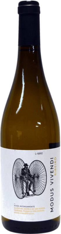 7,95 € Envío gratis | Vino blanco Pazo de Toubes Modus Vivendi D.O. Ribeiro Galicia España Treixadura Botella 75 cl