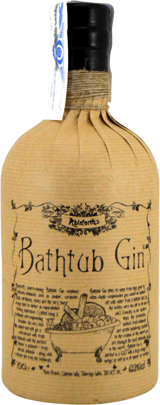42,95 € Spedizione Gratuita | Gin Cornelius Ampleforth Bathtub Gin Regno Unito Bottiglia 70 cl