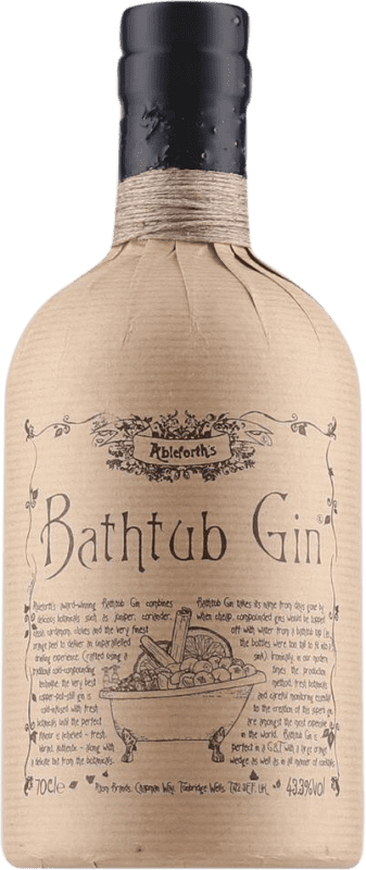 42,95 € Envio grátis | Gin Cornelius Ampleforth Bathtub Gin Reino Unido Garrafa 70 cl