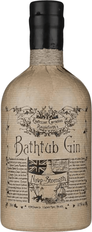 43,95 € 免费送货 | 金酒 Cornelius Ampleforth Bathtub Navy Strength 英国 瓶子 70 cl