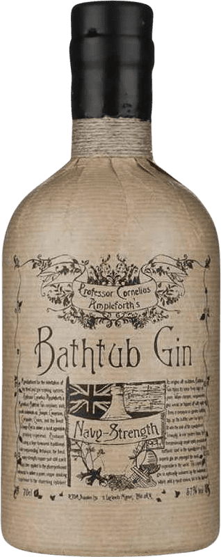 43,95 € Бесплатная доставка | Джин Cornelius Ampleforth Bathtub Navy Strength Объединенное Королевство бутылка 70 cl