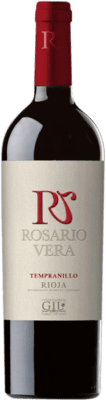 17,95 € Envio grátis | Vinho tinto Rosario Vera D.O.Ca. Rioja La Rioja Espanha Tempranillo Garrafa 75 cl
