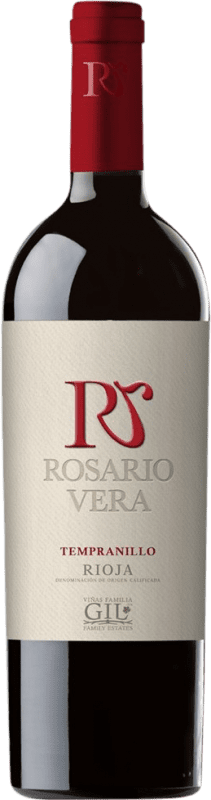 19,95 € Бесплатная доставка | Красное вино Rosario Vera D.O.Ca. Rioja Ла-Риоха Испания Tempranillo бутылка 75 cl