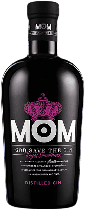27,95 € Envio grátis | Genever Gin Royal Smoothness MOM God Save the Gin Reino Unido 70 cl Botanicals — Botânicos, Red Berries — Frutos Vermelhos