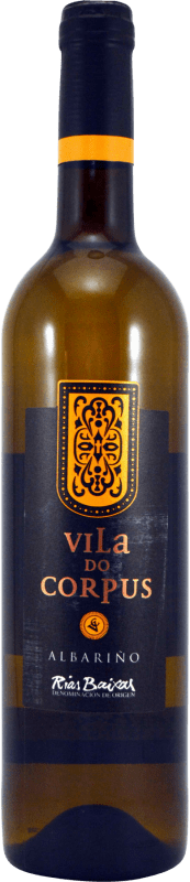7,95 € Free Shipping | White Wine Rubén Táboas Araujo Vila do Corpus D.O. Rías Baixas Galicia Spain Albariño — Albarinho Bottle 75 cl