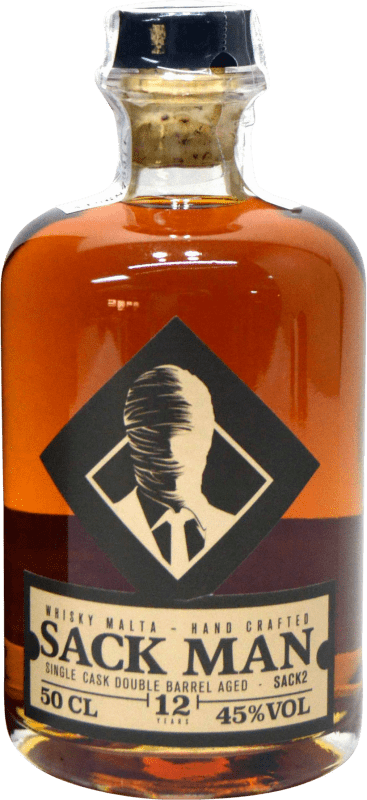 44,95 € Free Shipping | Single Malt Whisky Sack Man Sack 2 Spain 12 Years Medium Bottle 50 cl