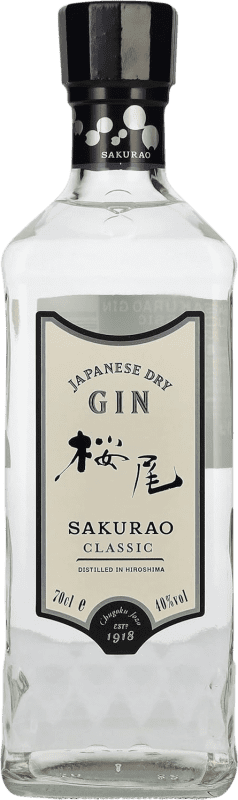 54,95 € Kostenloser Versand | Gin Sakurao Classic Japanese Gin Japan Flasche 70 cl