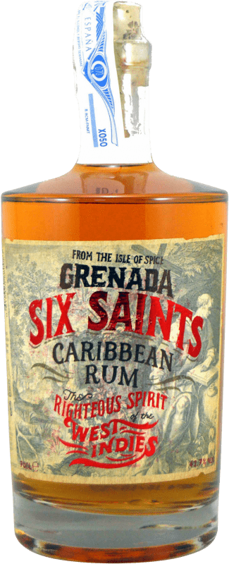35,95 € Envio grátis | Rum Six Saints Caribbean Rum Garrafa 70 cl