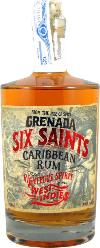 27,95 € 送料無料 | ラム Six Saints Caribbean Rum ボトル 70 cl