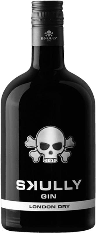 25,95 € Kostenloser Versand | Gin Skully London Dry Gin Niederlande Flasche 70 cl