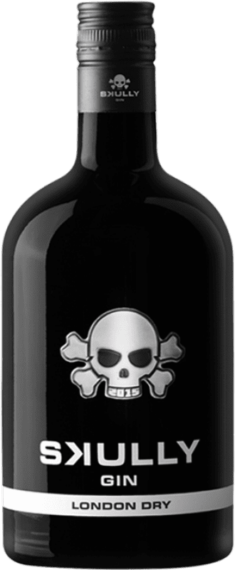 25,95 € Envio grátis | Gin Skully London Dry Gin Países Baixos Garrafa 70 cl