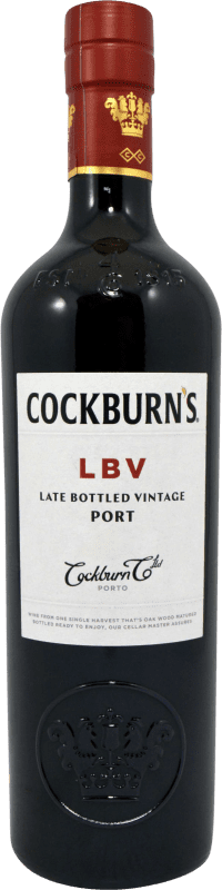 28,95 € Kostenloser Versand | Verstärkter Wein Cockburn's LBV I.G. Porto Porto Portugal Flasche 75 cl