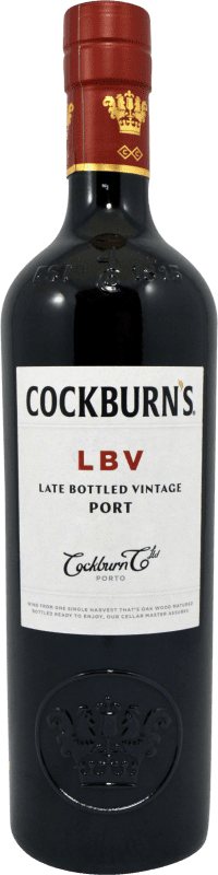 27,95 € Spedizione Gratuita | Vino fortificato Cockburn's LBV I.G. Porto porto Portogallo Bottiglia 75 cl