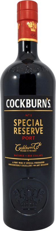 13,95 € Envio grátis | Vinho fortificado Cockburn's Nº 1 Special Reserva I.G. Porto Porto Portugal Garrafa 1 L