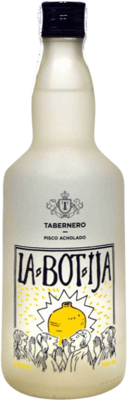 24,95 € Envío gratis | Pisco Tabernero La Botija Acholado Perú Botella 70 cl