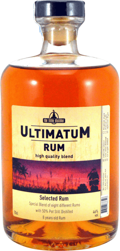 44,95 € 送料無料 | ラム Little Ultimatum Selected Blend オランダ 8 年 ボトル 70 cl