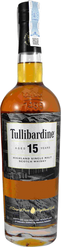 85,95 € Envío gratis | Whisky Single Malt Tullibardine Reino Unido 15 Años Botella 70 cl