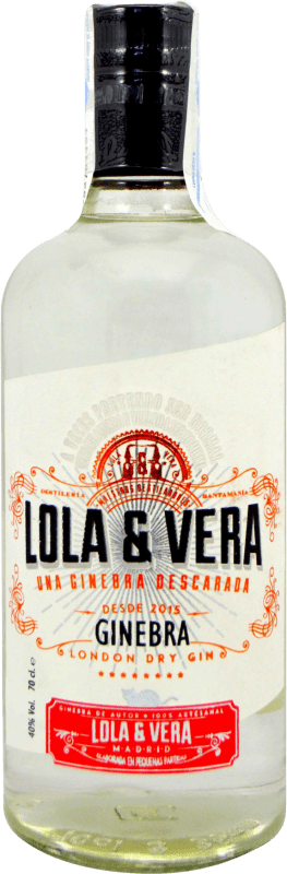 22,95 € Envío gratis | Ginebra Unique Lola y Vera España Botella 70 cl