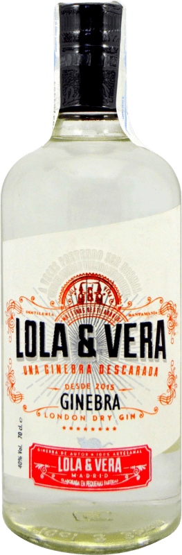 31,95 € Envio grátis | Gin Unique Lola y Vera Espanha Garrafa 70 cl