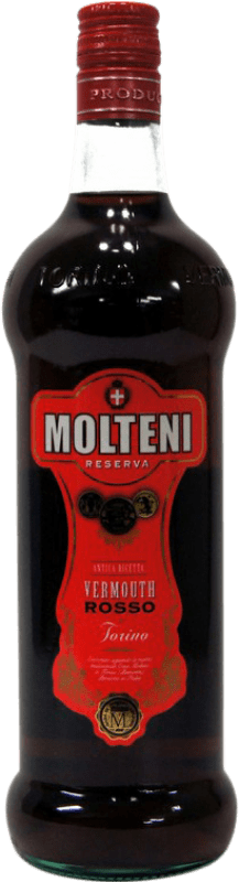 9,95 € Spedizione Gratuita | Vermut Molteni Rojo Riserva Italia Bottiglia 1 L