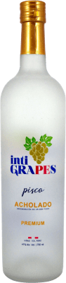 16,95 € Envio grátis | Aguardente Pisco VDS Inti Grapes Acholado Premium Peru Garrafa 70 cl