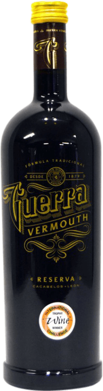 12,95 € Free Shipping | Vermouth Guerra Rojo Reserve Castilla y León Spain Bottle 1 L