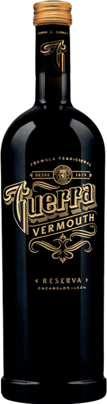 13,95 € Envío gratis | Vermut Guerra Rojo Tinto Reserva Castilla y León España 1 L