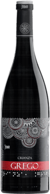 14,95 € Spedizione Gratuita | Vino rosso Jeromín Grego Crianza D.O. Vinos de Madrid Comunità di Madrid Spagna Tempranillo, Syrah, Grenache Bottiglia 75 cl