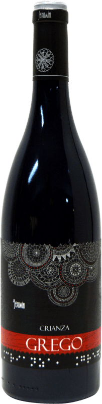 14,95 € Free Shipping | Red wine Jeromín Grego Aged D.O. Vinos de Madrid Madrid's community Spain Tempranillo, Syrah, Grenache Bottle 75 cl