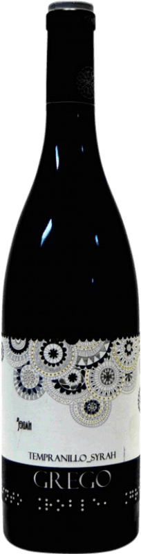 9,95 € 免费送货 | 红酒 Jeromín Grego Tempranillo Syrah 橡木 D.O. Vinos de Madrid 马德里社区 西班牙 Tempranillo, Syrah 瓶子 75 cl