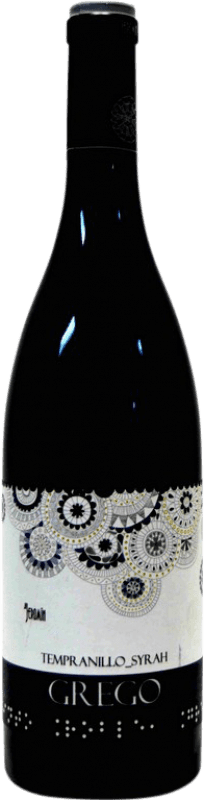 10,95 € Free Shipping | Red wine Jeromín Grego Tempranillo Syrah Oak D.O. Vinos de Madrid Madrid's community Spain Tempranillo, Syrah Bottle 75 cl