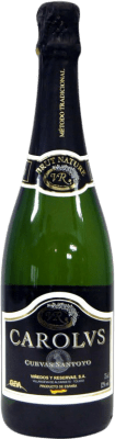 8,95 € Free Shipping | White Sparkling Wine Viñedos y Reservas Carolus Brut Nature Imperial Reserve — Aged Spain Macabeo, Airén 75 cl