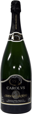 15,95 € Envío gratis | Espumoso Blanco Viñedos y Reservas Carolvs Carolus Brut Nature España Macabeo, Airén Botella Magnum 1,5 L