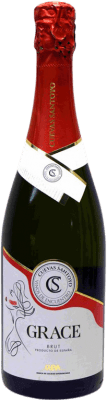 12,95 € Envío gratis | Espumoso blanco Viñedos y Reservas Grace Cuevas Santoyo Brut España Botella 75 cl