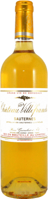 29,95 € Бесплатная доставка | Белое вино Henri Guinalbert Château Villefranche A.O.C. Sauternes Франция Sauvignon White, Muscatel Small Grain, Sémillon бутылка 75 cl